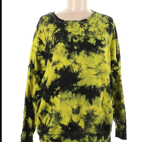Torrid Green French Tie Dye Active Sweatshirt 3x - Picture 7 of 13